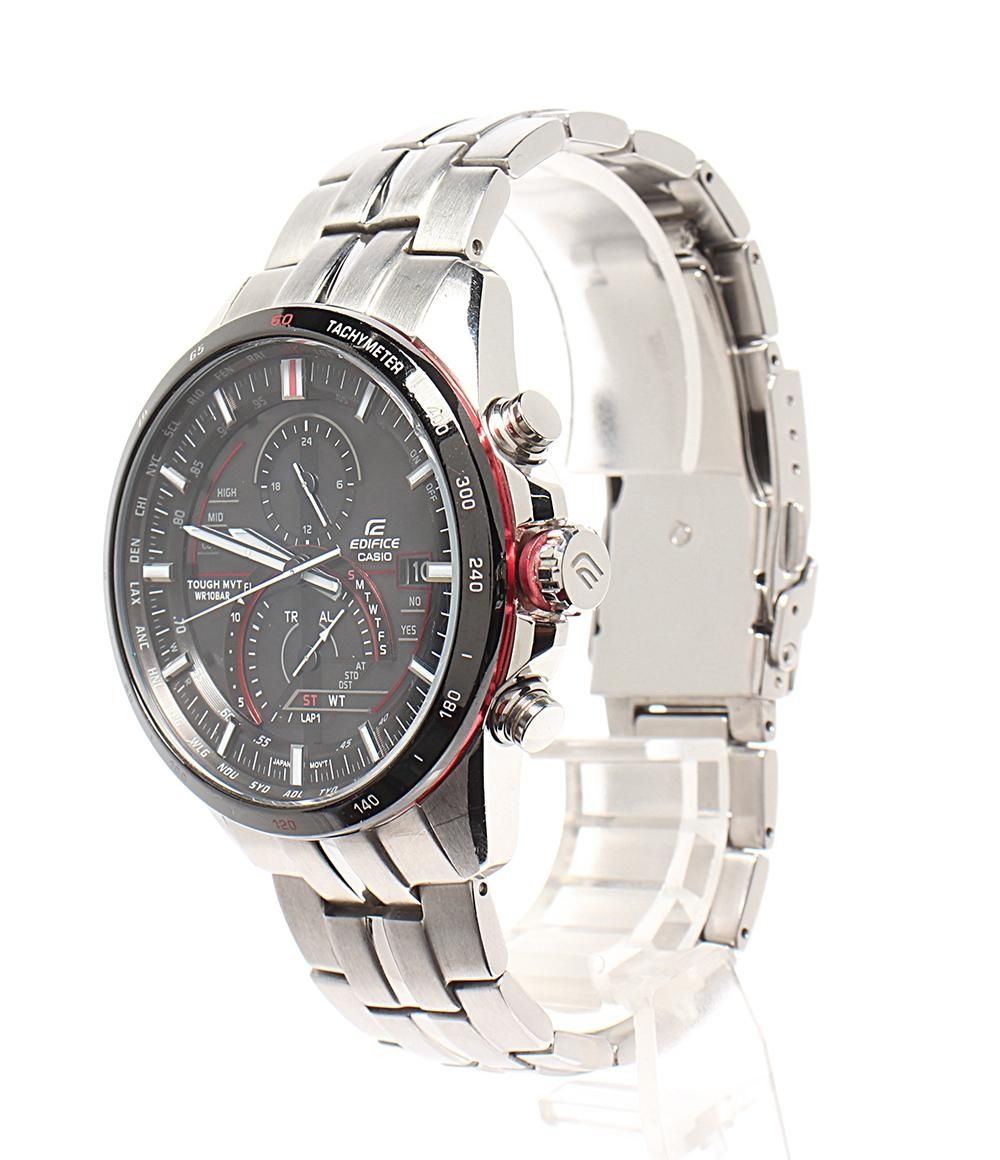 カシオ 腕時計 EDIFICE エディフィス EQW A 1300 ソーラー ブラック メンズ CASIO