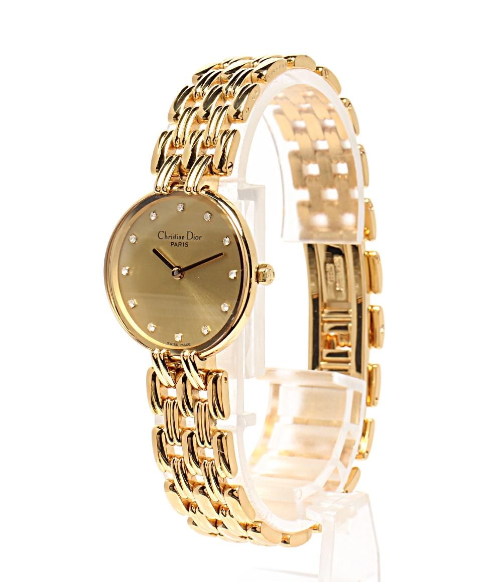 クリスチャンディオール 腕時計 バギラ D 44-155 クオーツ ゴールド レディース Christian Dior