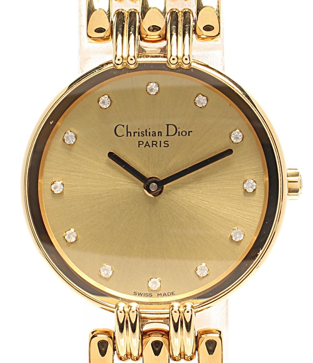 クリスチャンディオール 腕時計 バギラ D44-155 クオーツ ゴールド レディース Christian Dior