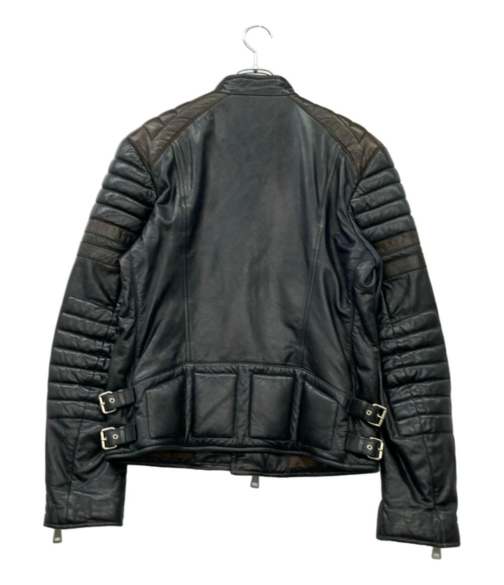 グッチ ライダースジャケット レザー 羊革 ダブルジップ 269274 XN377