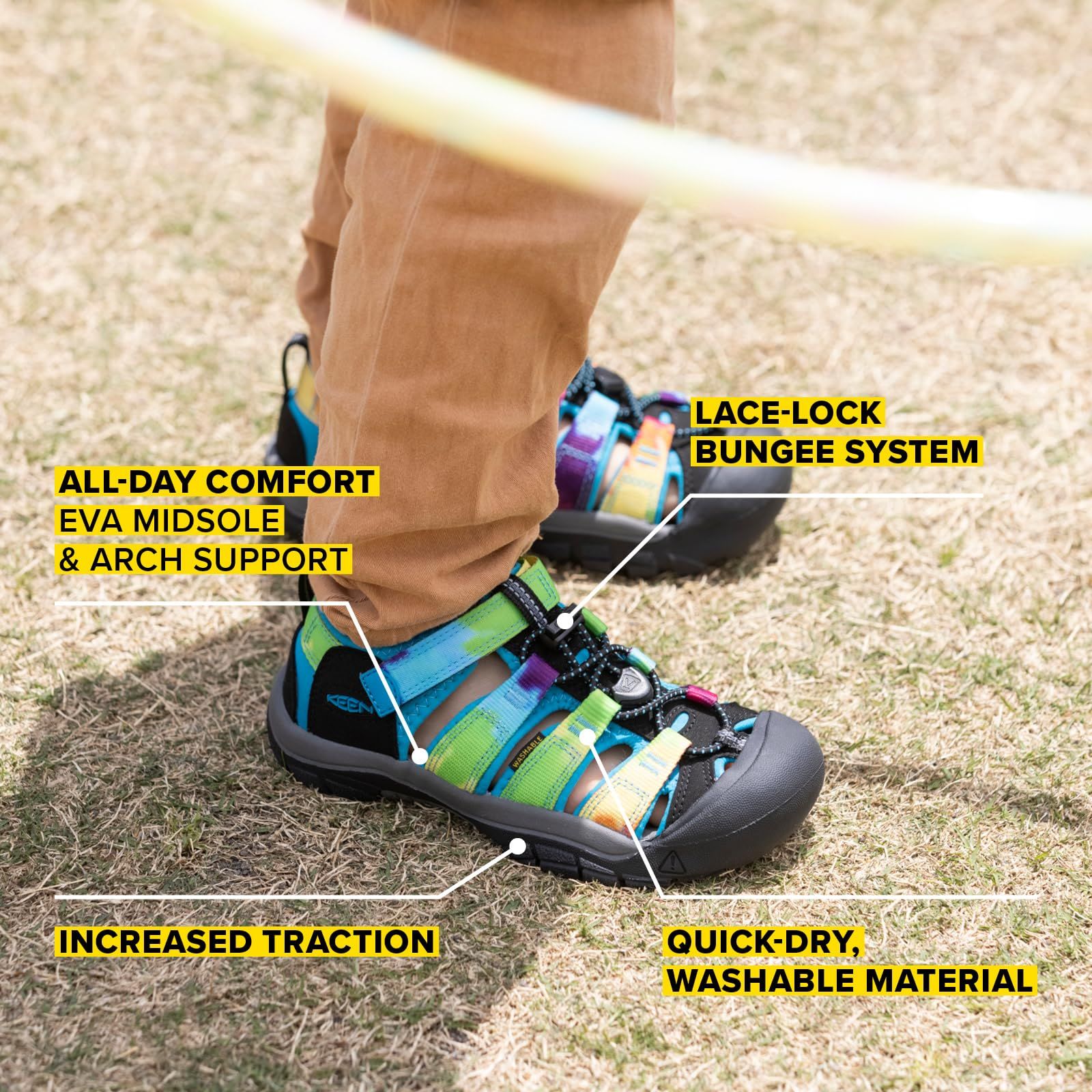 キーン キッズサンダル NEWPORT H 2 15.0 19.5 cm ニューポート エイチツー 防水 川 海 キャンプ PURPLE ENGLISH リトルキッズ