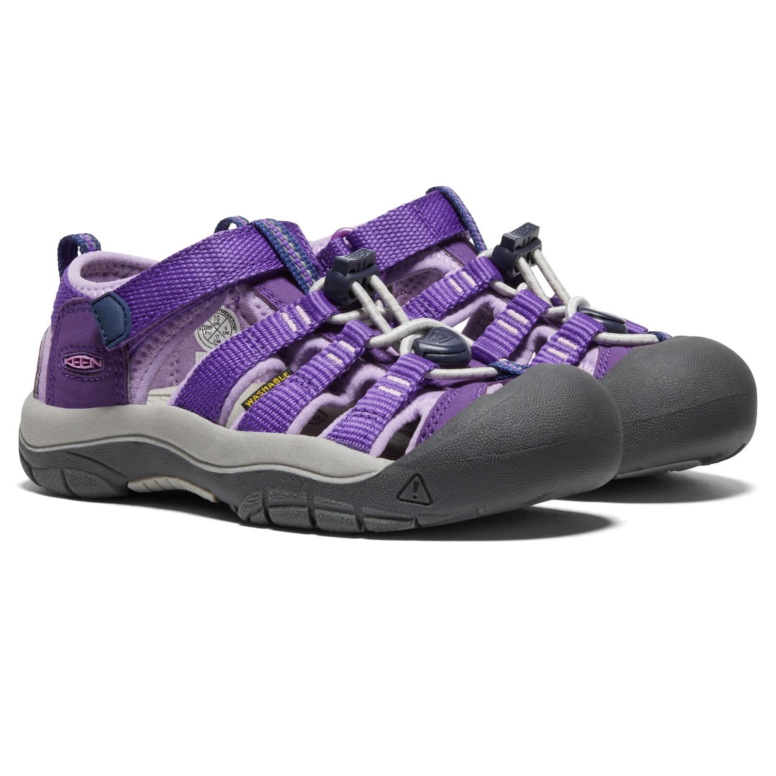 キーン キッズサンダル NEWPORT H 2 15.0 19.5 cm ニューポート エイチツー 防水 川 海 キャンプ PURPLE ENGLISH リトルキッズ 遊び用 その他 
