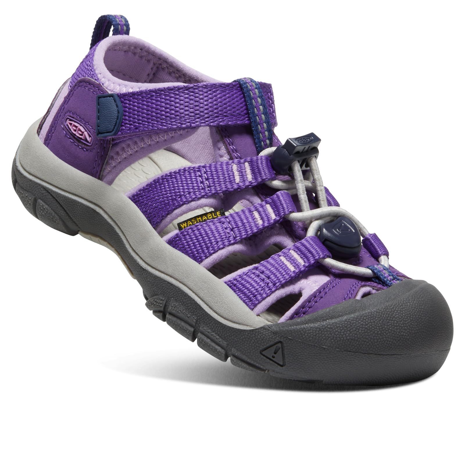 キーン キッズサンダル NEWPORT H 2 15 0 19 5 cm ニューポート エイチツー 防水 川 海 キャンプ PURPLE ENGLISH リトルキッズ