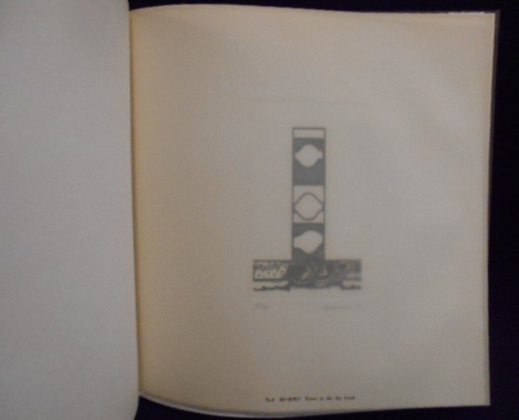  東貞美 Sadami ビュラン銅版画集 觸視空間 アート デザイン 音楽 本