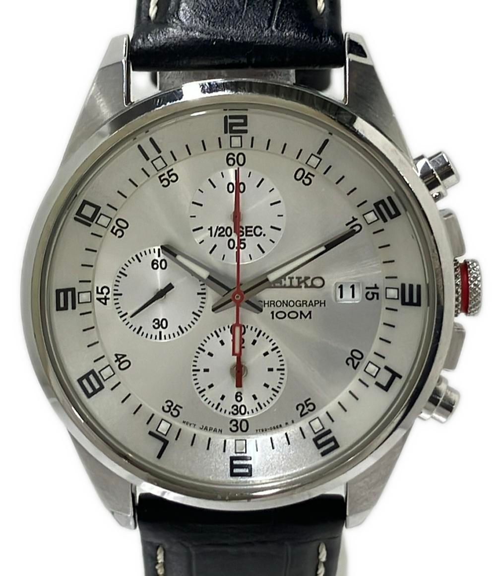 セイコー 腕時計 7T92-0MF0 クオーツ シルバー メンズ SEIKO