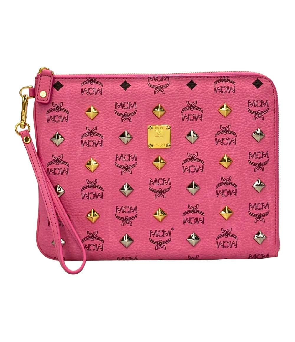 エムシーエム クラッチバッグ セカンドバッグ スタッズ レディース MCM