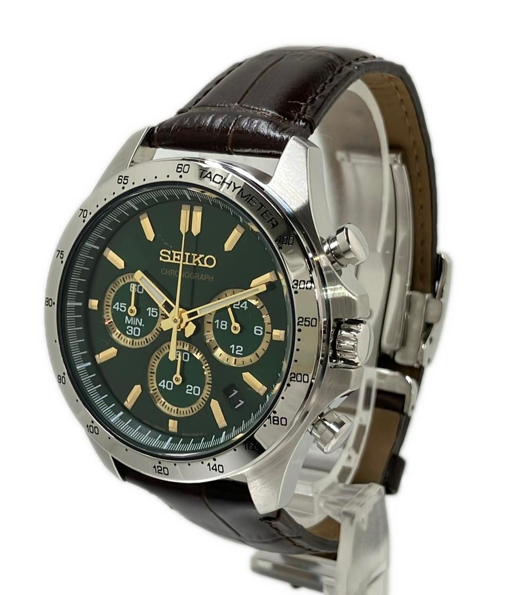 セイコー 腕時計 スピリット 8 T 63 00 D 0 クオーツ グリーン メンズ SEIKO