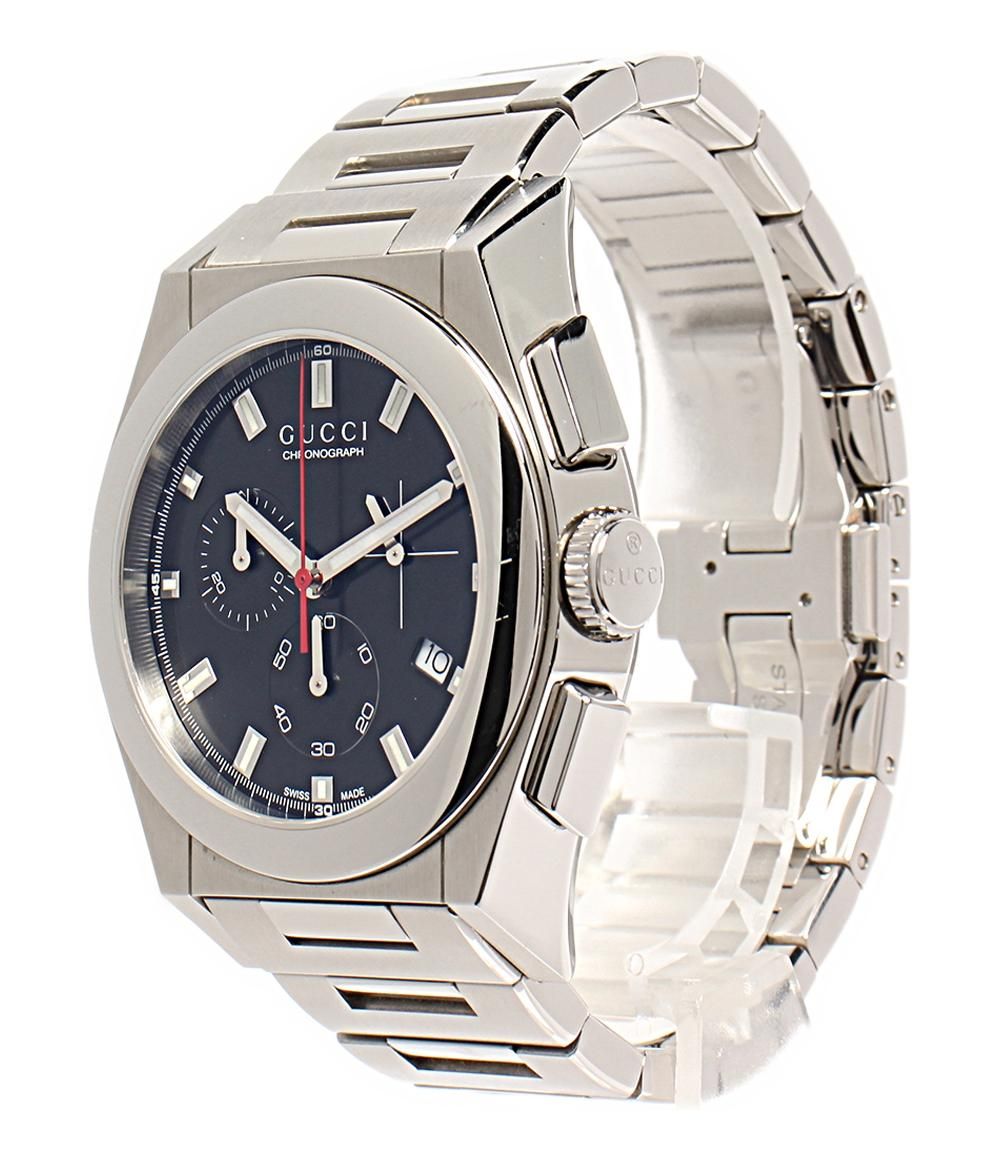 グッチ 腕時計 パンテオン 115 2 クオーツ ブラック メンズ GUCCI