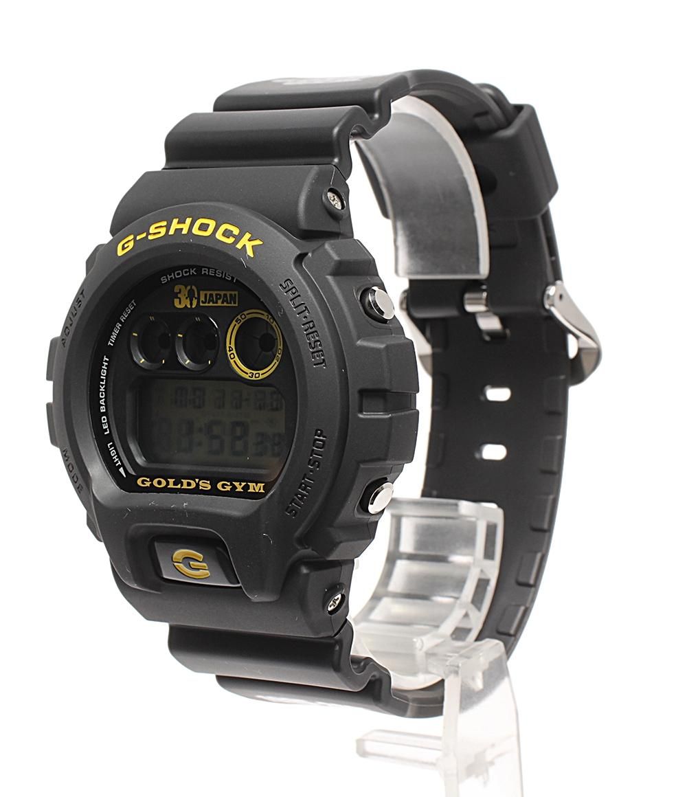 カシオ 腕時計 ゴールドジム30周年記念モデル G SHOCK DW 6900 X クオーツ ブラック メンズ CASIO