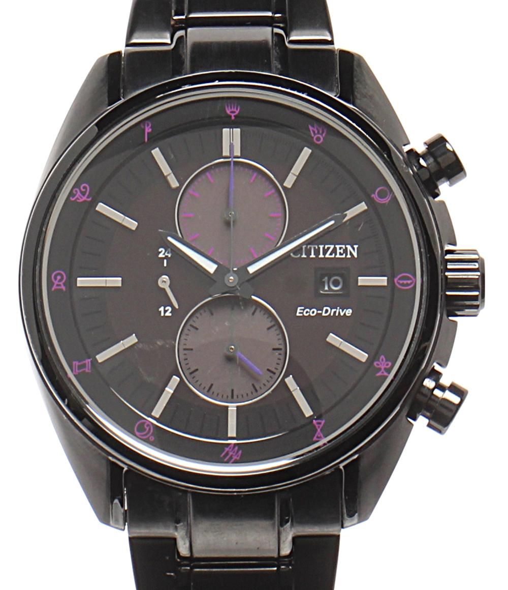 シチズン 腕時計 ファイナルファンタジーXIV FF14コラボ DARKNESS B621-S128081 ソーラー ブラック メンズ CITIZEN