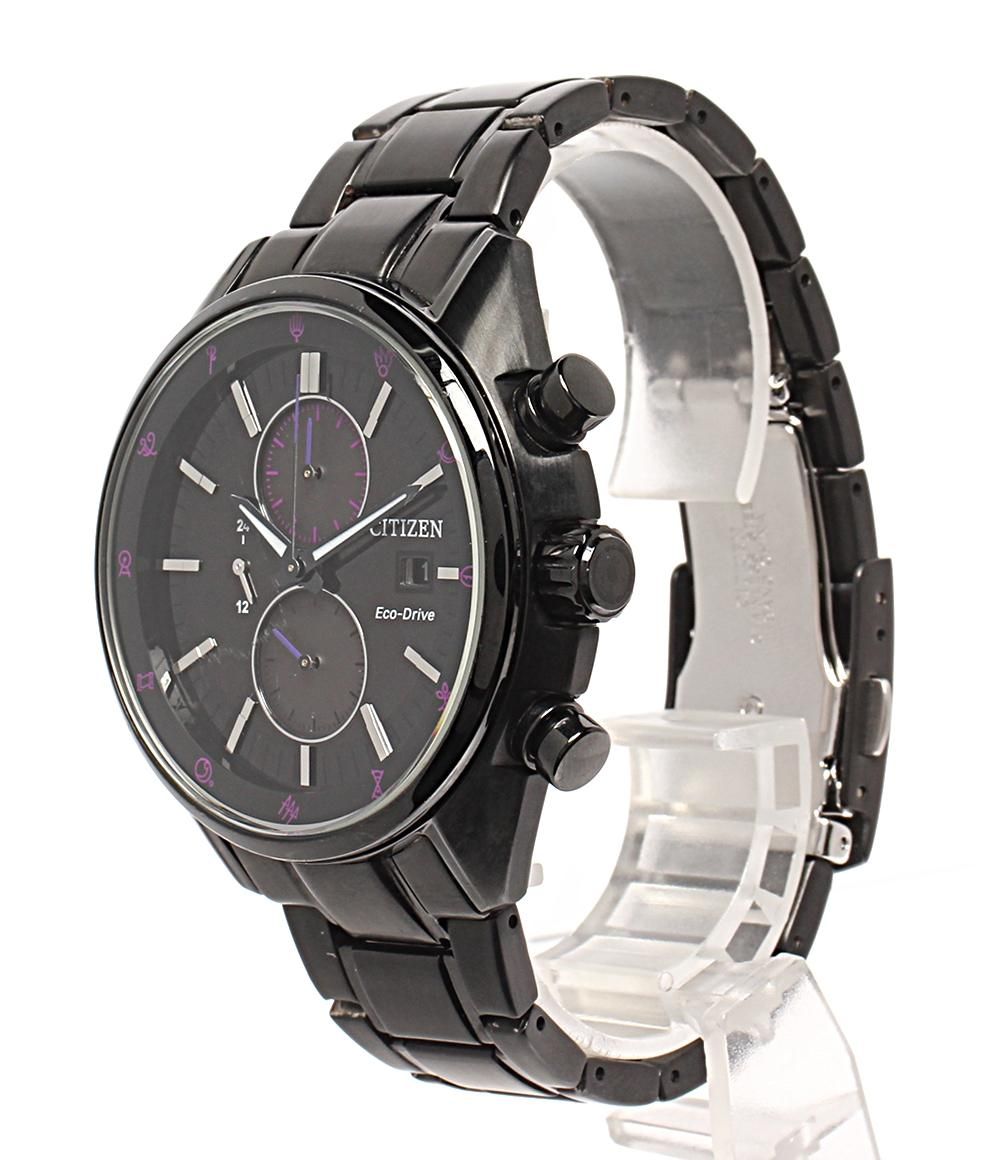 シチズン 腕時計 ファイナルファンタジーXIV FF 14コラボ B 621 S 128081 ソーラー ブラック メンズ CITIZEN