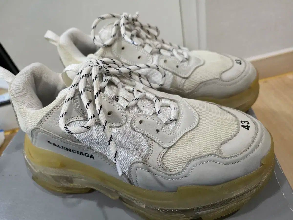 バレンシアガ トリプルS クリアソール 43 フルセット