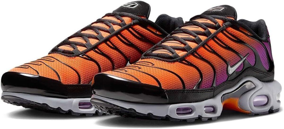 ナイキ エア マックス プラス AIR MAX PLUS ブラック トータルオレンジ ビビッドパープル フォトンダスト DM0032-014 27.5cm 27.5 cm
