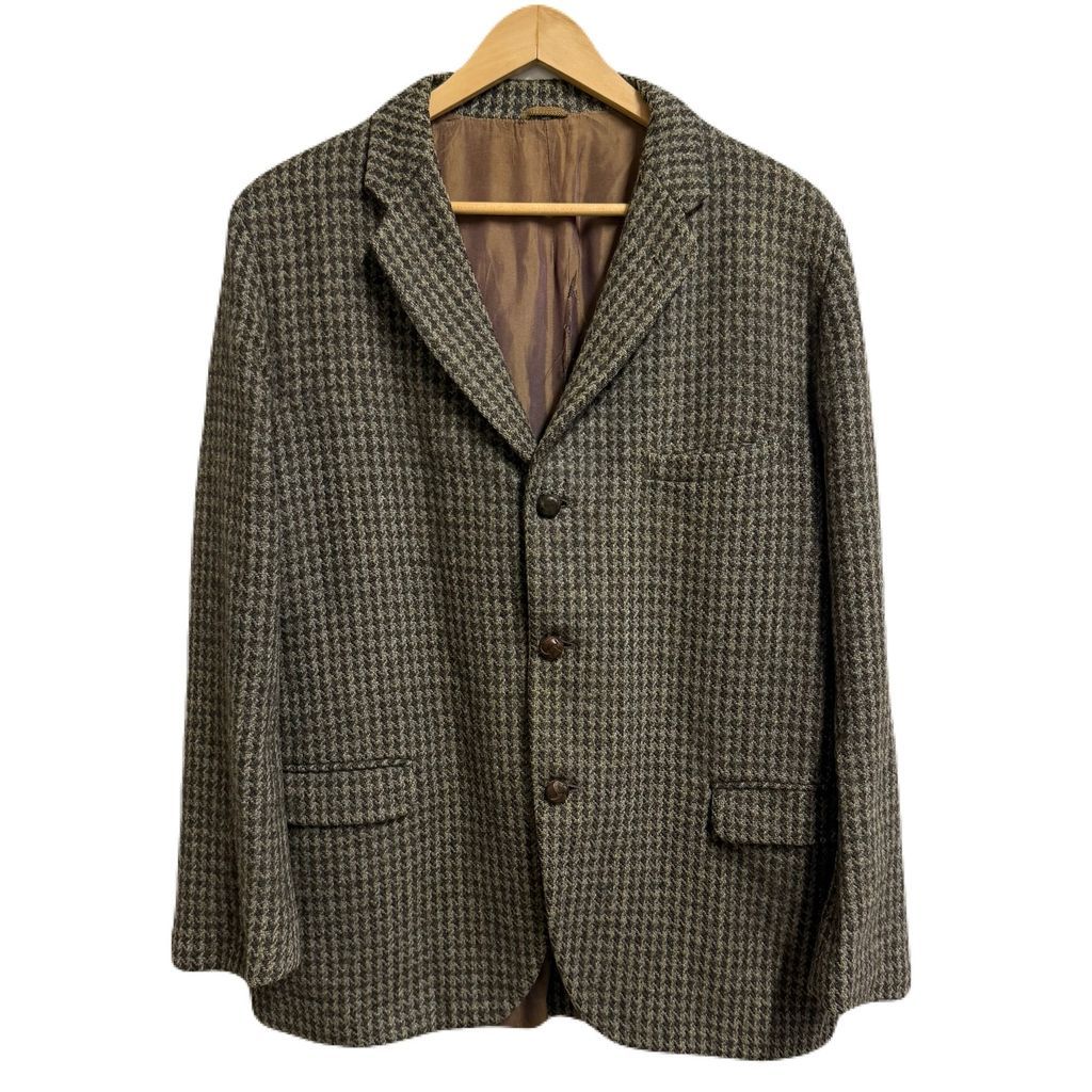 60's〜 Harris Tweed ハリスツイード ウールジャケット 千鳥格子