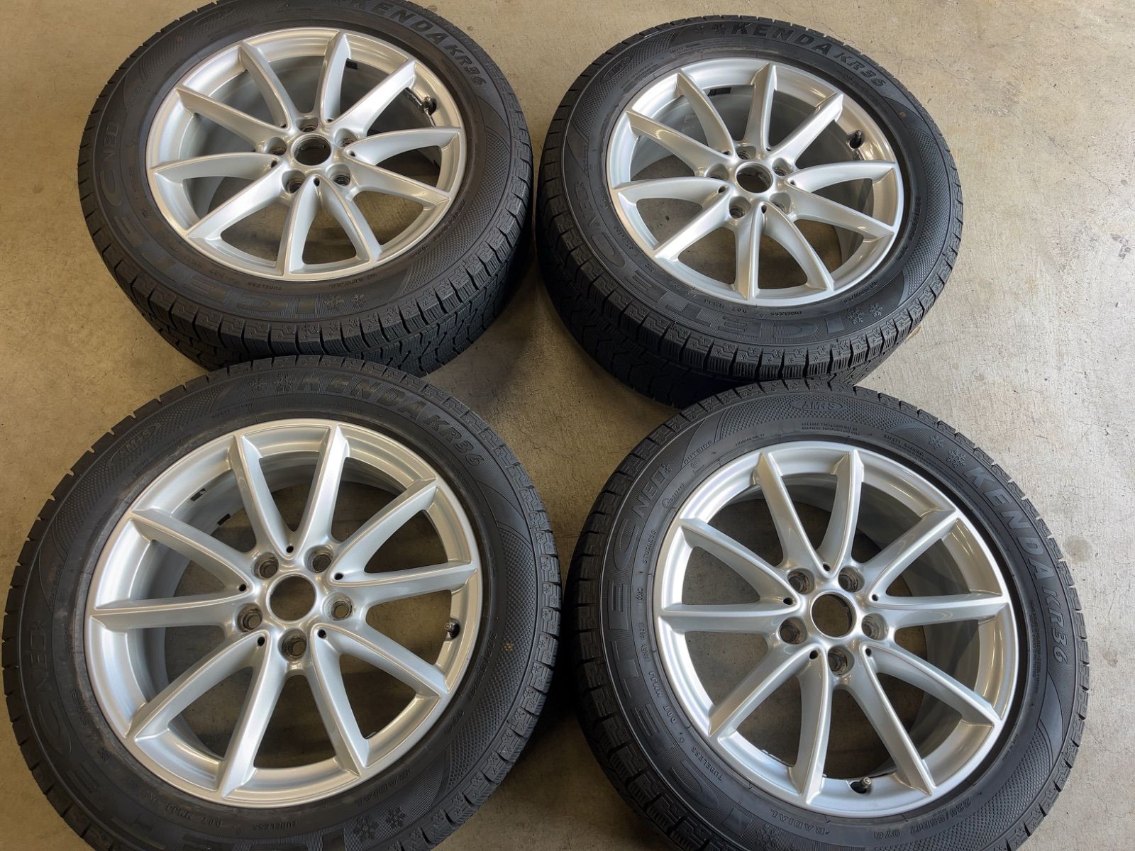 BMW X 1 F 48 2 39 冬用 バリ山 17インチ 4本セット