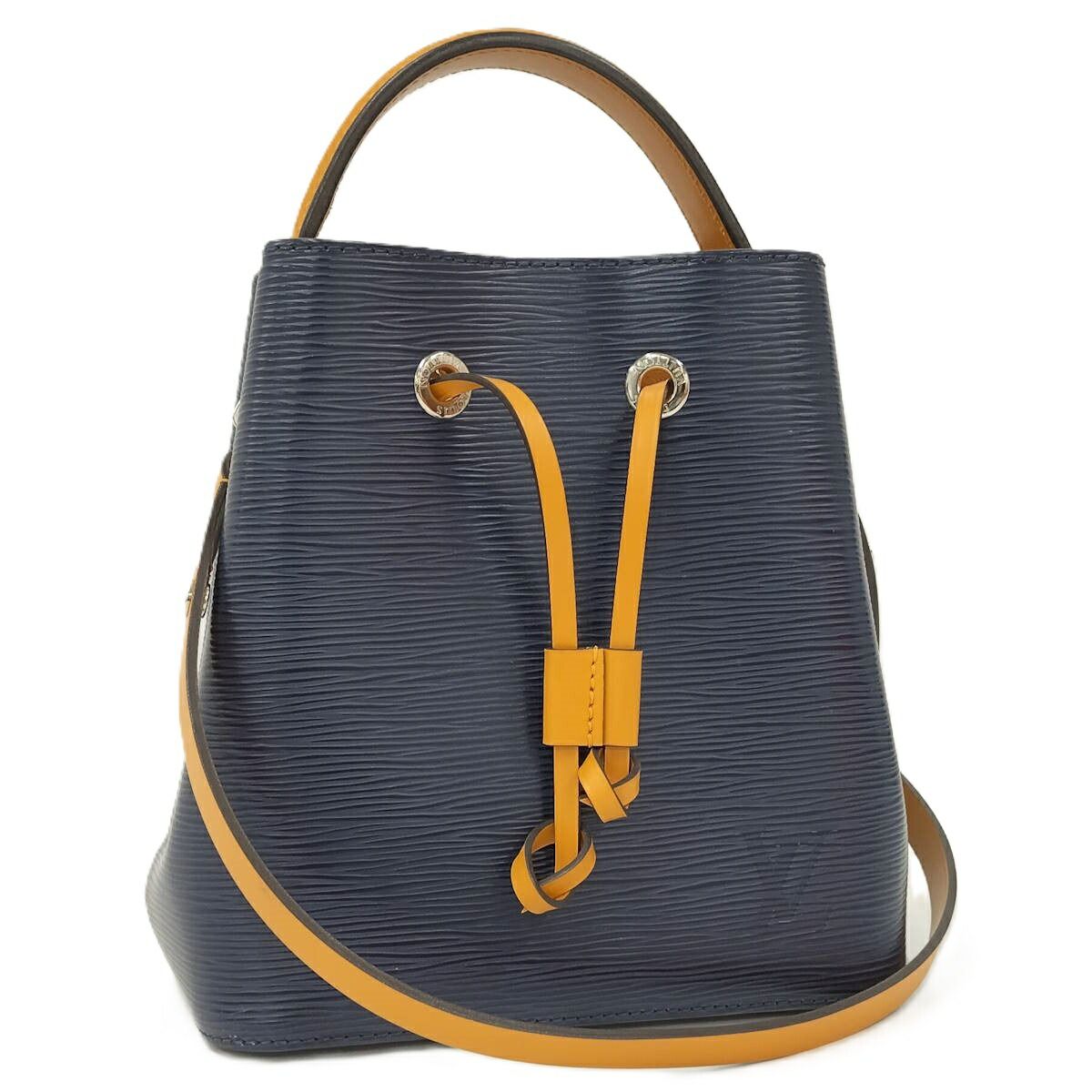 LOUIS VUITTON ネオノエBB 2WAYハンドバッグ エピ レザー アンディゴ サフラン M53610
