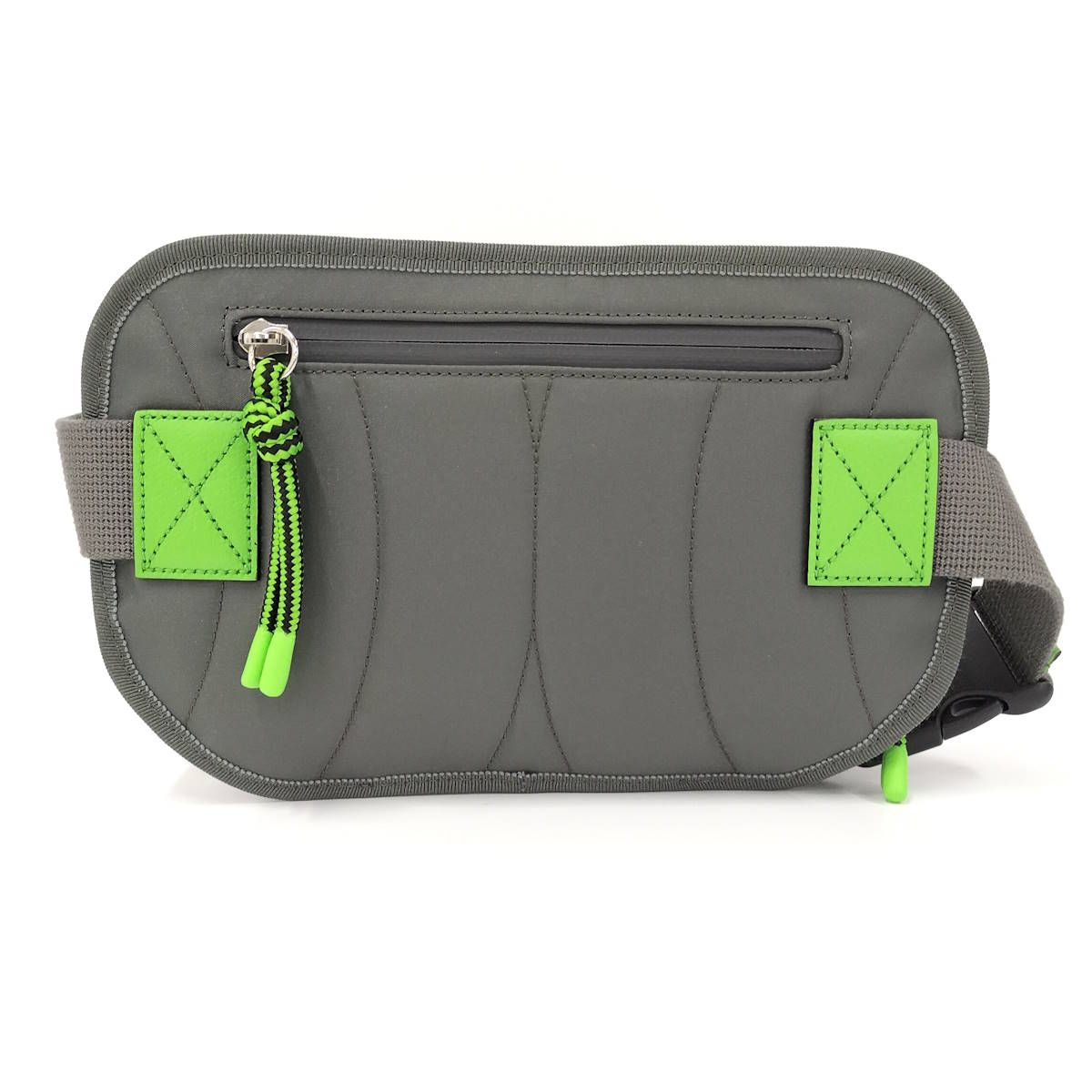 GUCCI ベルトバッグ ボディバッグ GGナイロン グレー レッド 752102