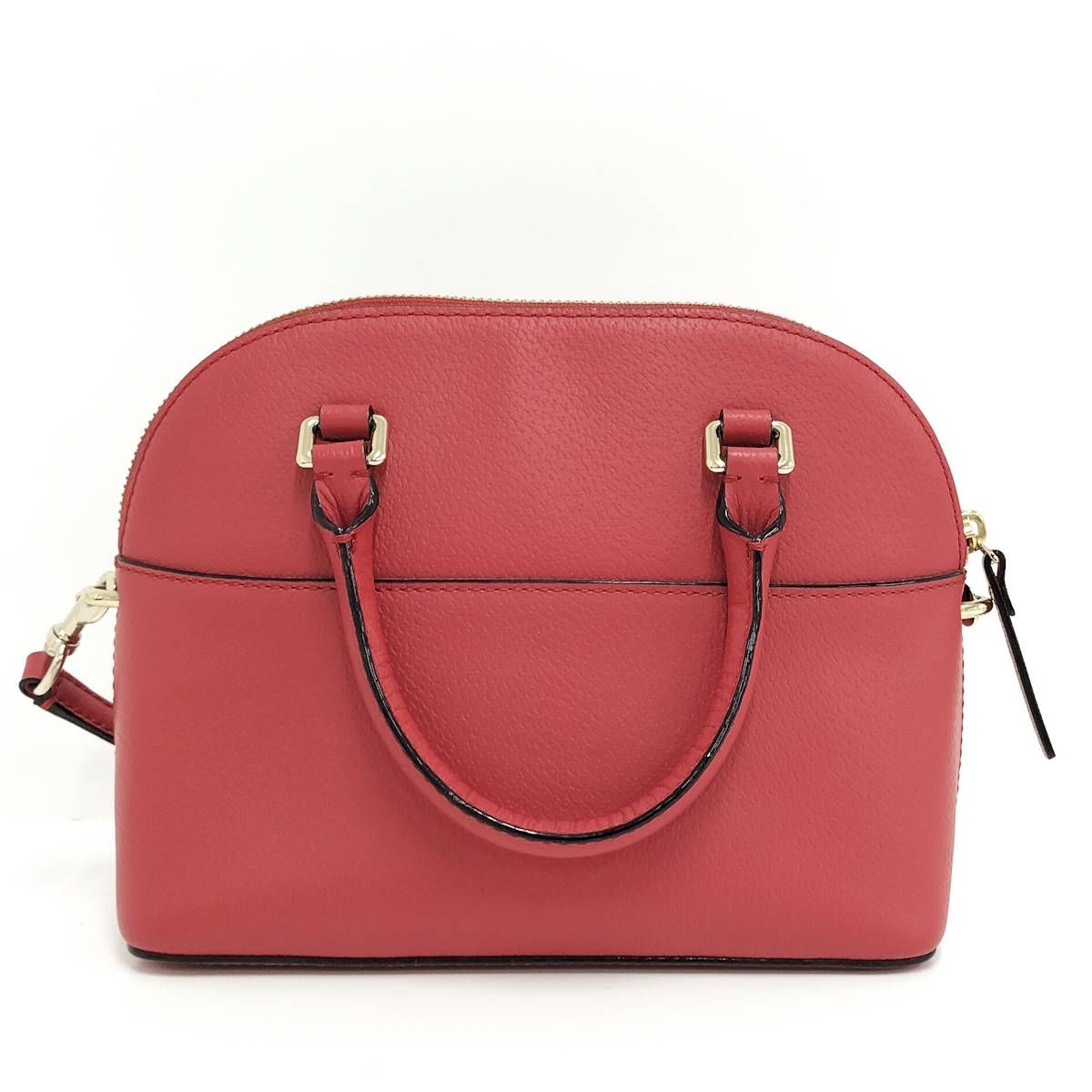 KATE SPADE 2WAYハンドバッグ レザー レッド