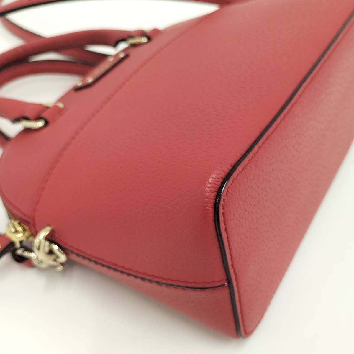  KATE SPADE 2 WAYハンドバッグ レザー レッド その他 バッグ