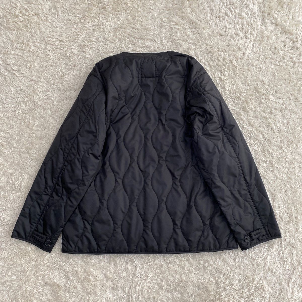 ロングフーデッドコート キルティングインナー付き