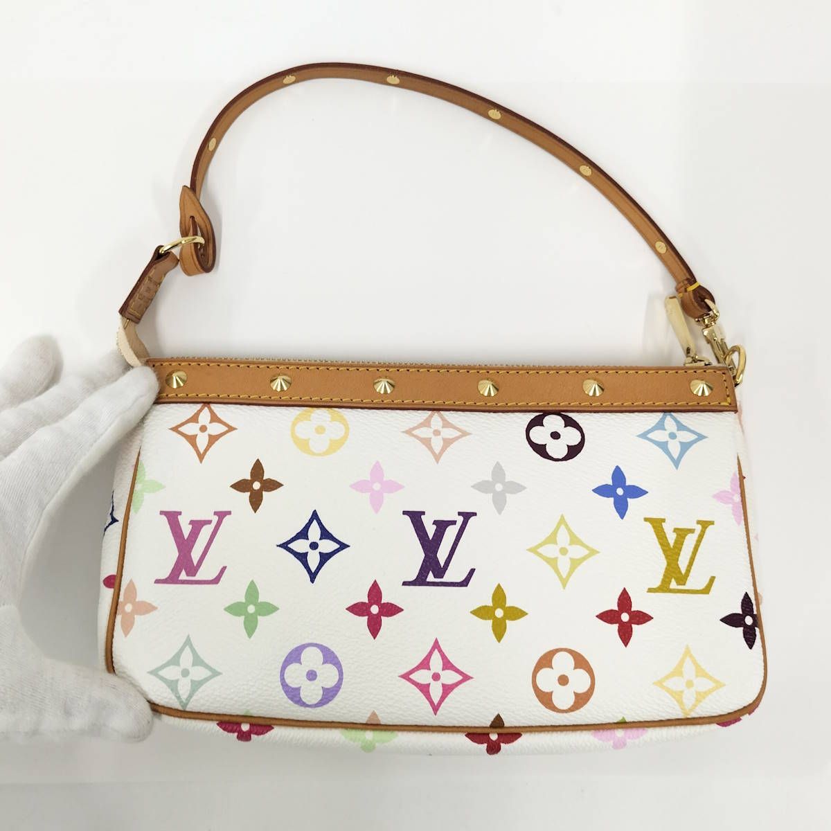 LOUIS VUITTON ポシェット アクセソワール ポーチ マルチ ブロン M92649