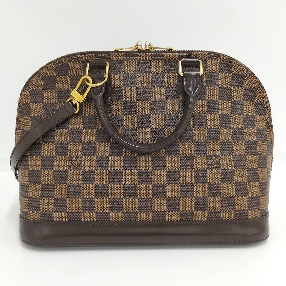LOUIS VUITTON アルマ 2WAYハンドバッグ ダミエ エベヌ N41221