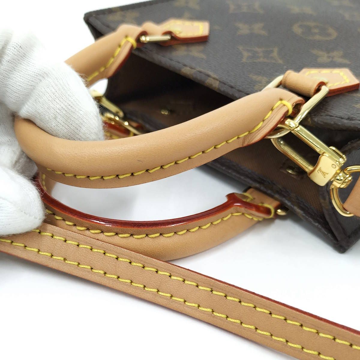  LOUIS VUITTON 2 WAY ショルダーバッグ プティット サックプラ モノグラム M 69442 その他 バッグ