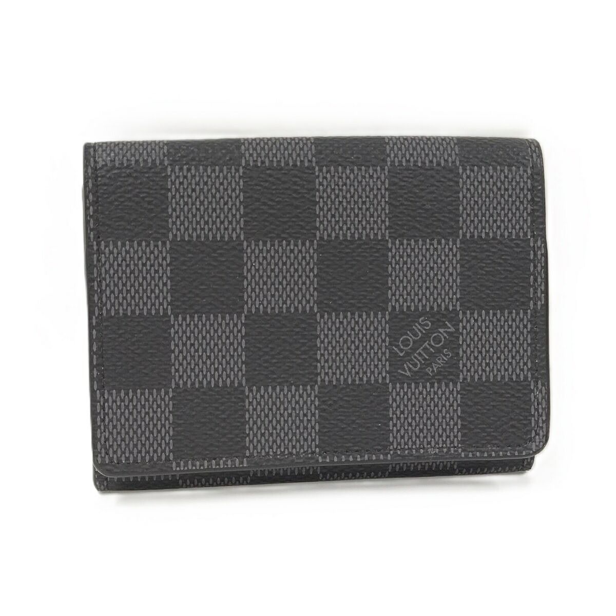 LOUIS VUITTON アンヴェロップ カルト ドゥ ヴィジット ダミエ グラフィット N63338