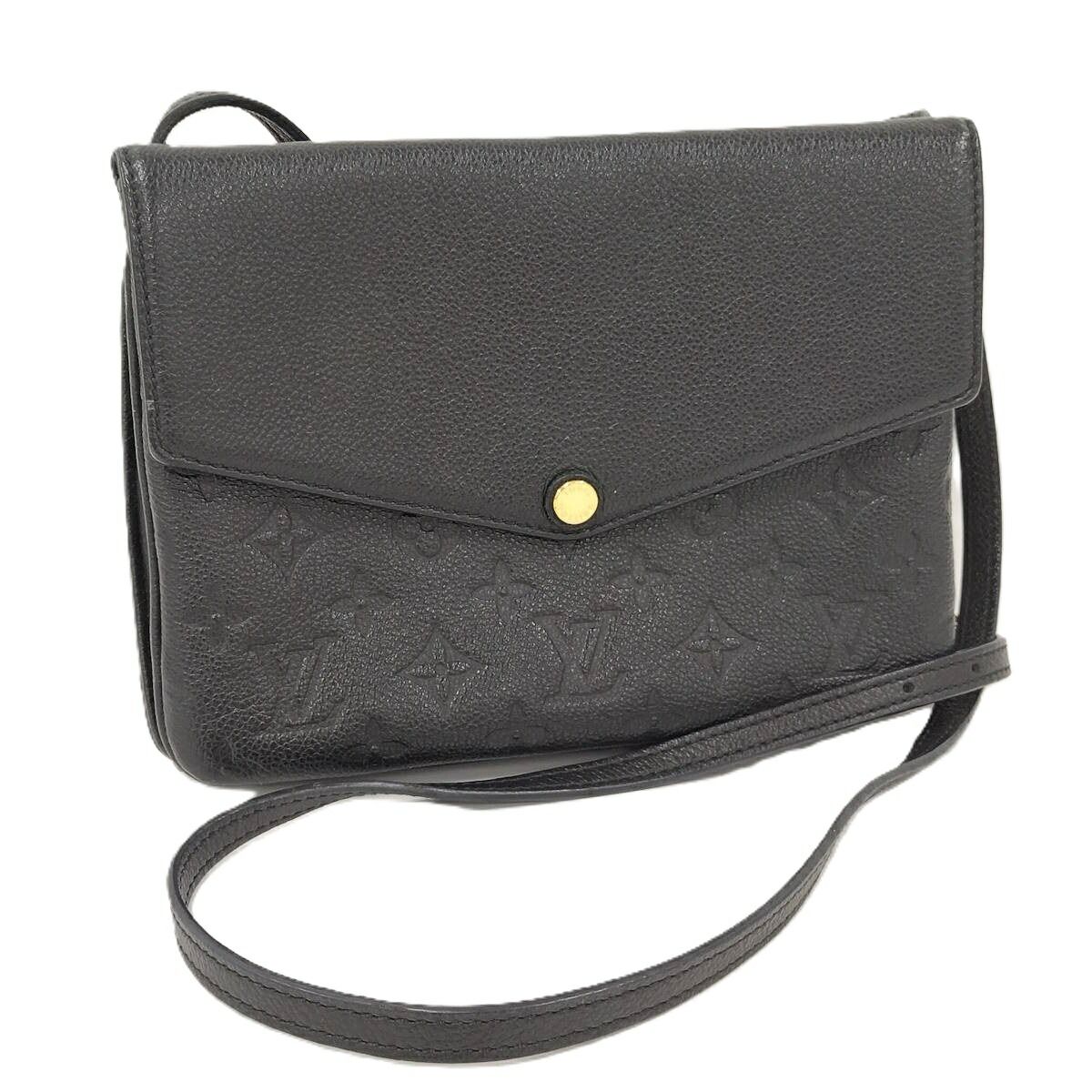 LOUIS VUITTON トワイス ショルダーバッグ モノグラム アンプラント ノワール ブラック M50258