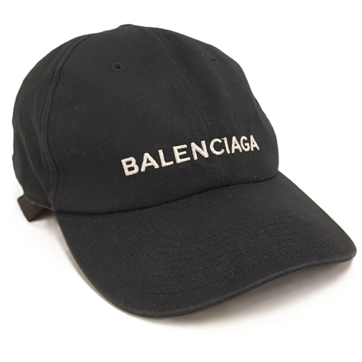 BALENCIAGA 帽子 キャップ メンズ ブラック キャンバス 表記サイズ L 59