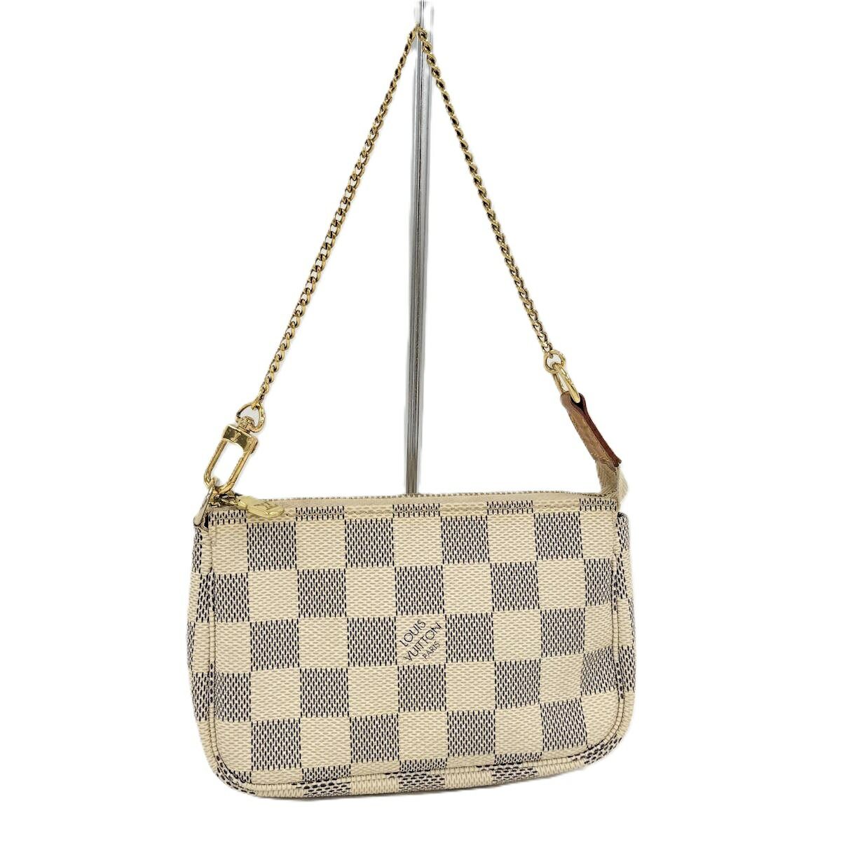 LOUIS VUITTON ミニポシェット アクセソワール ポーチ ダミエ アズール N58010