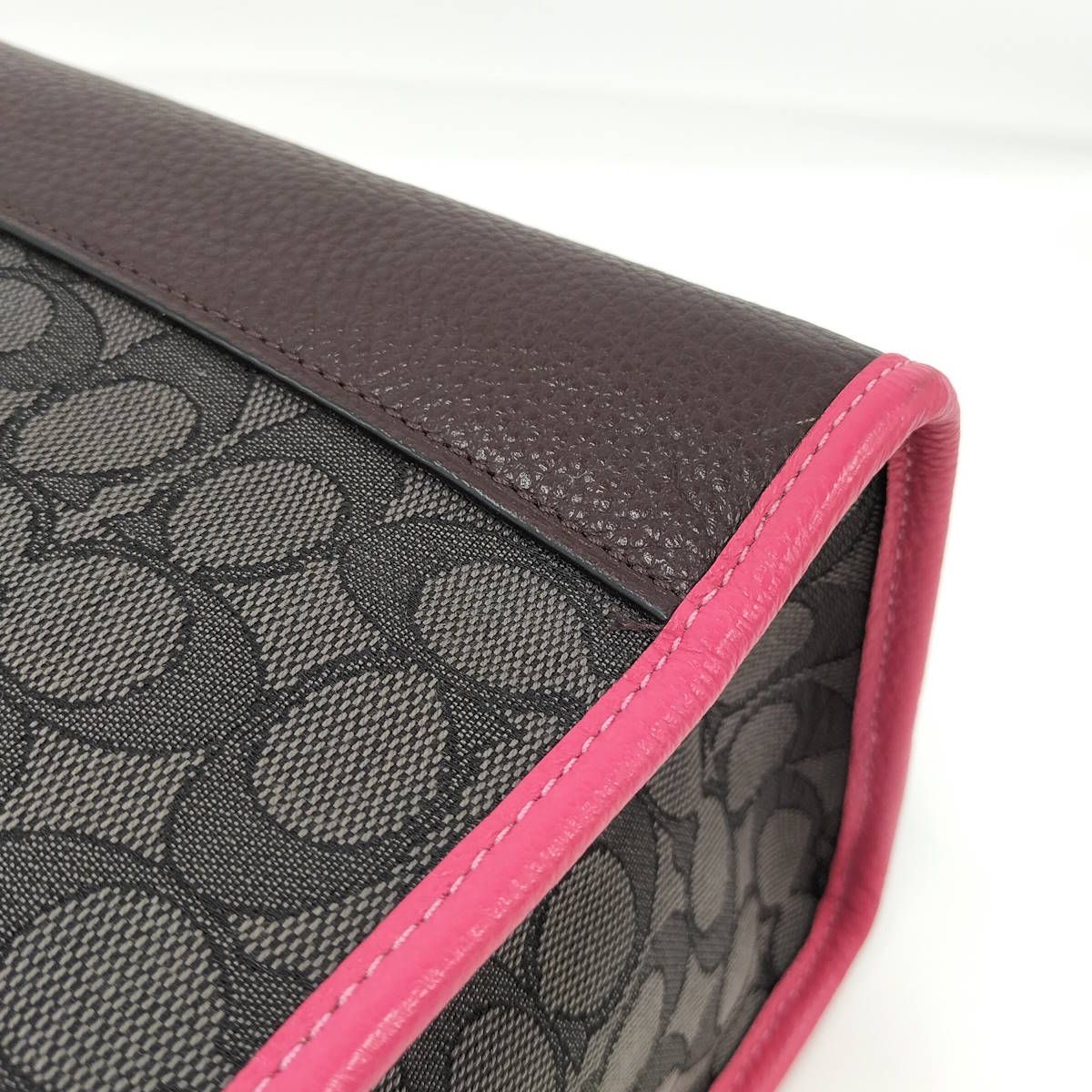  COACH 2 WAYハンドバッグ レザー キャンバス グレー系 マルチ 4113 その他 バッグ