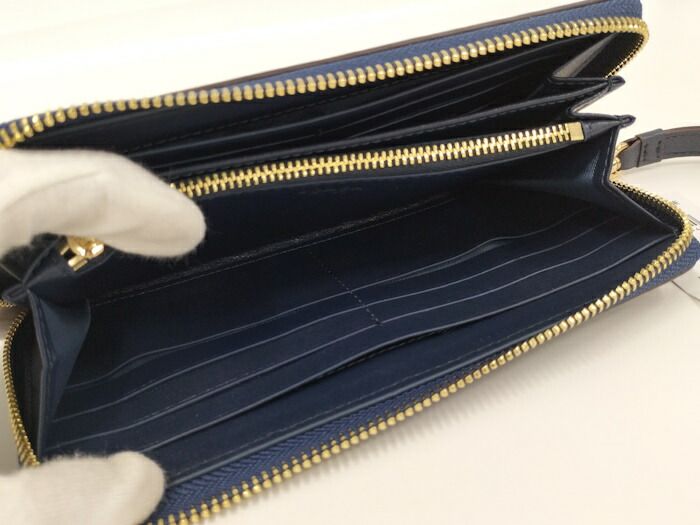COACH ラウンドファスナー長財布