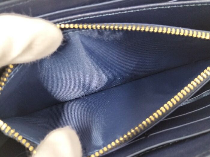 レザー ネイビー