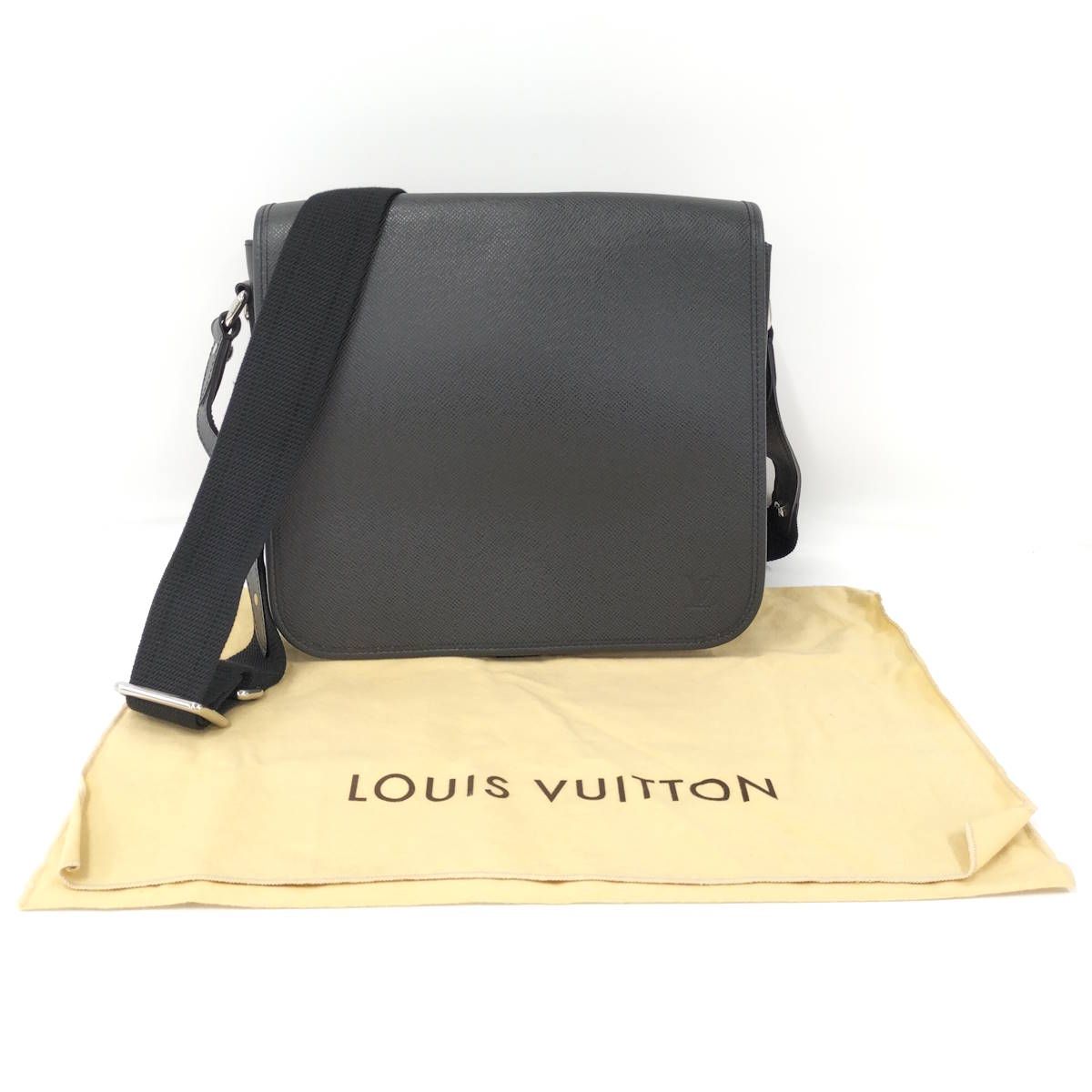LOUIS VUITTON アンドレイ ショルダーバッグ タイガ レザー