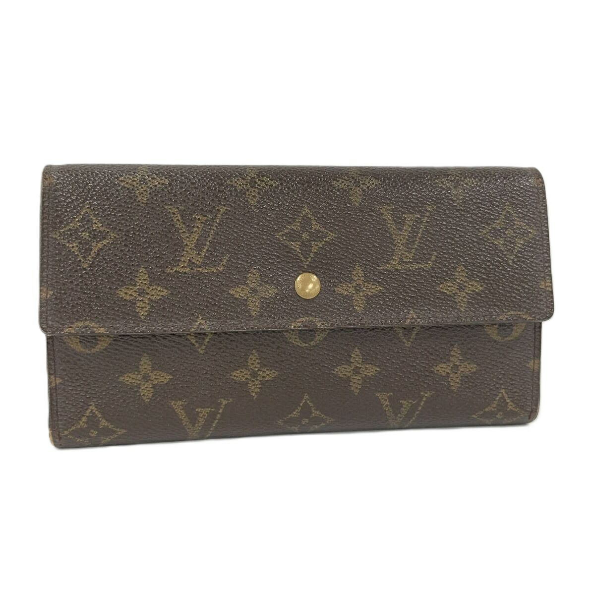 LOUISVUITTON ポルトフォイユ インターナショナル 三つ折り財布 モノグラム M61217