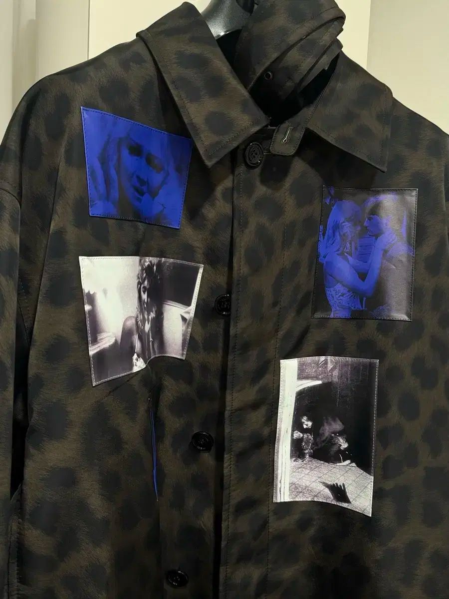 完売 RAF SIMONS ラフ シモンズ 19FW ブルーベルベット コラボ ヒョウ柄 レオパード カコト