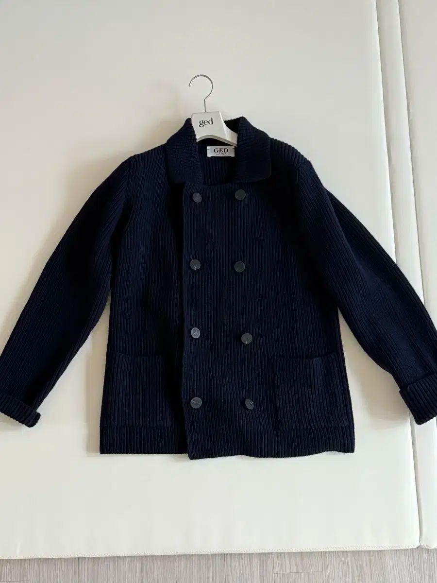 ged ged ダブル ボタン カーディガン