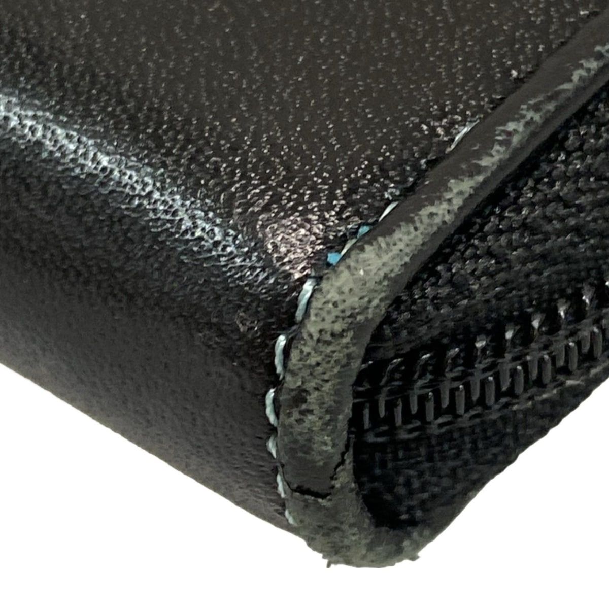 KITAMURA(キタムラ) 長財布 - 黒 ラウンドファスナー レザー - メルカリ