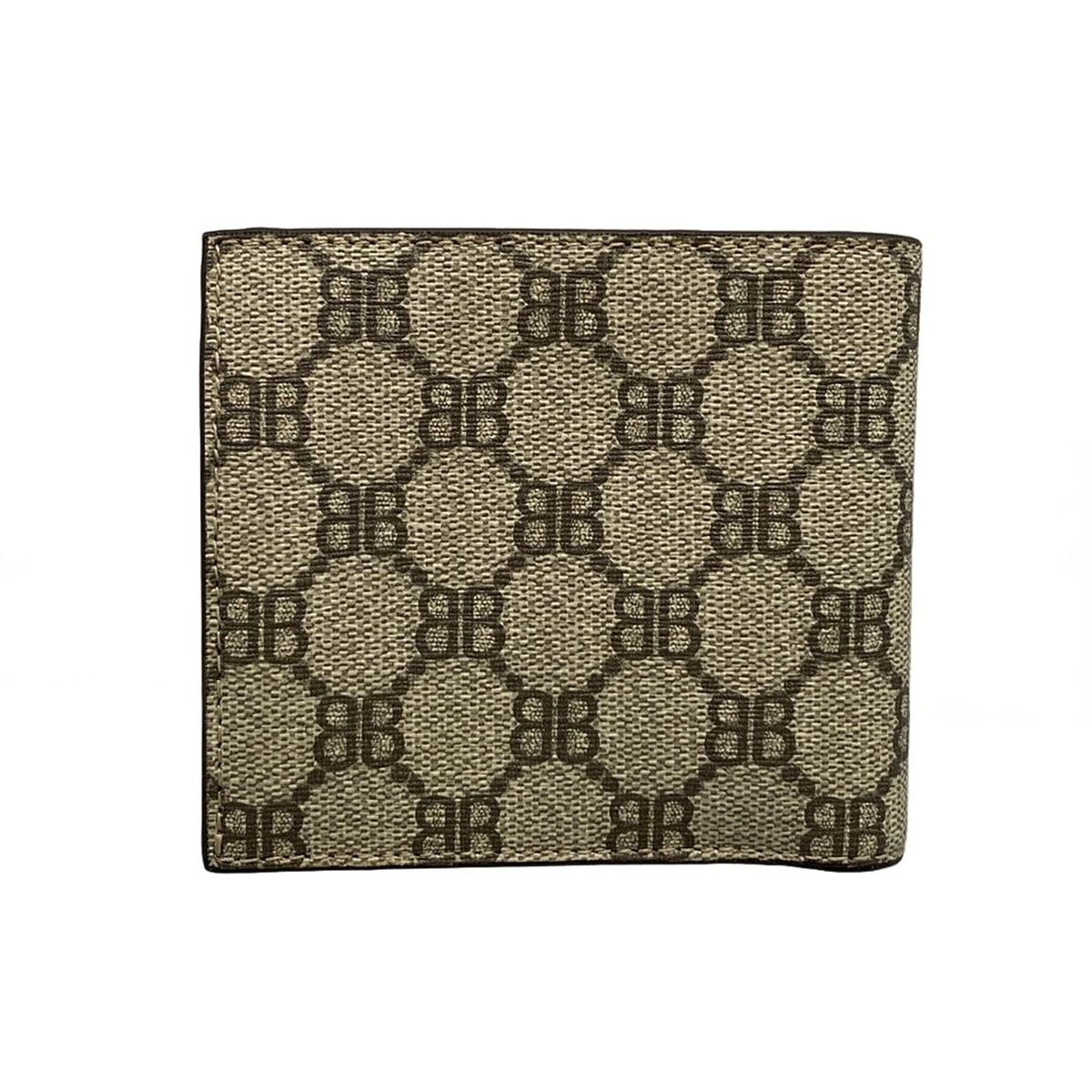 BALENCIAGA(バレンシアガ) 2つ折り財布美品 - 680403 ベージュ GUCCI