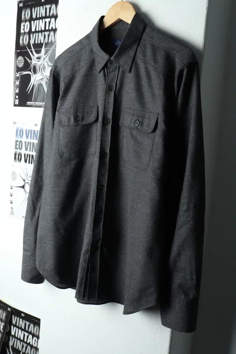 (F) ブランドヴィンテージ シャツ シャツ R SANDRO サンドロ GERRARDI イタリア -15D00