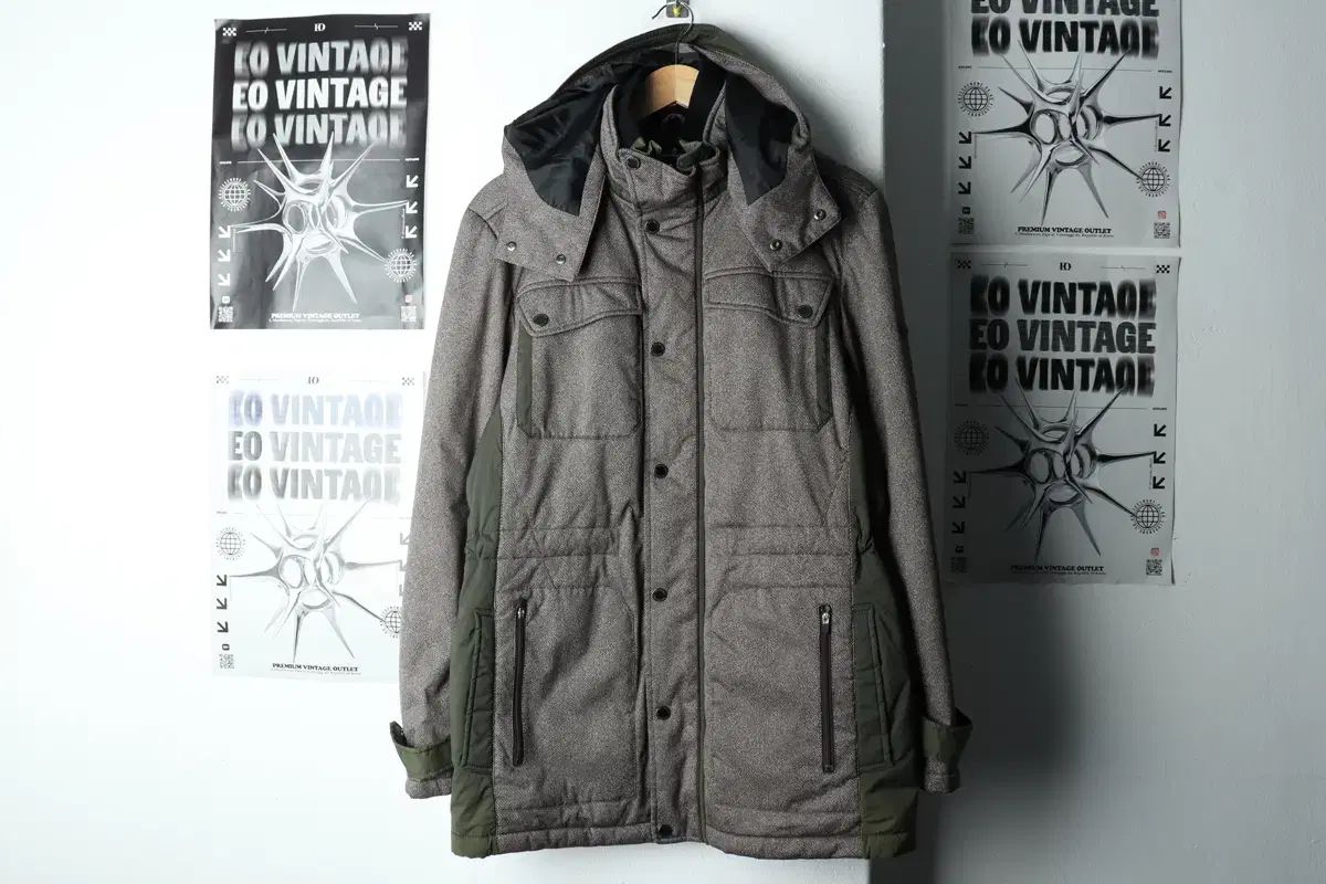 M マンシングウェア ダウン アウター ジャケット ゴルフ ブラウン スクール-15 D 04