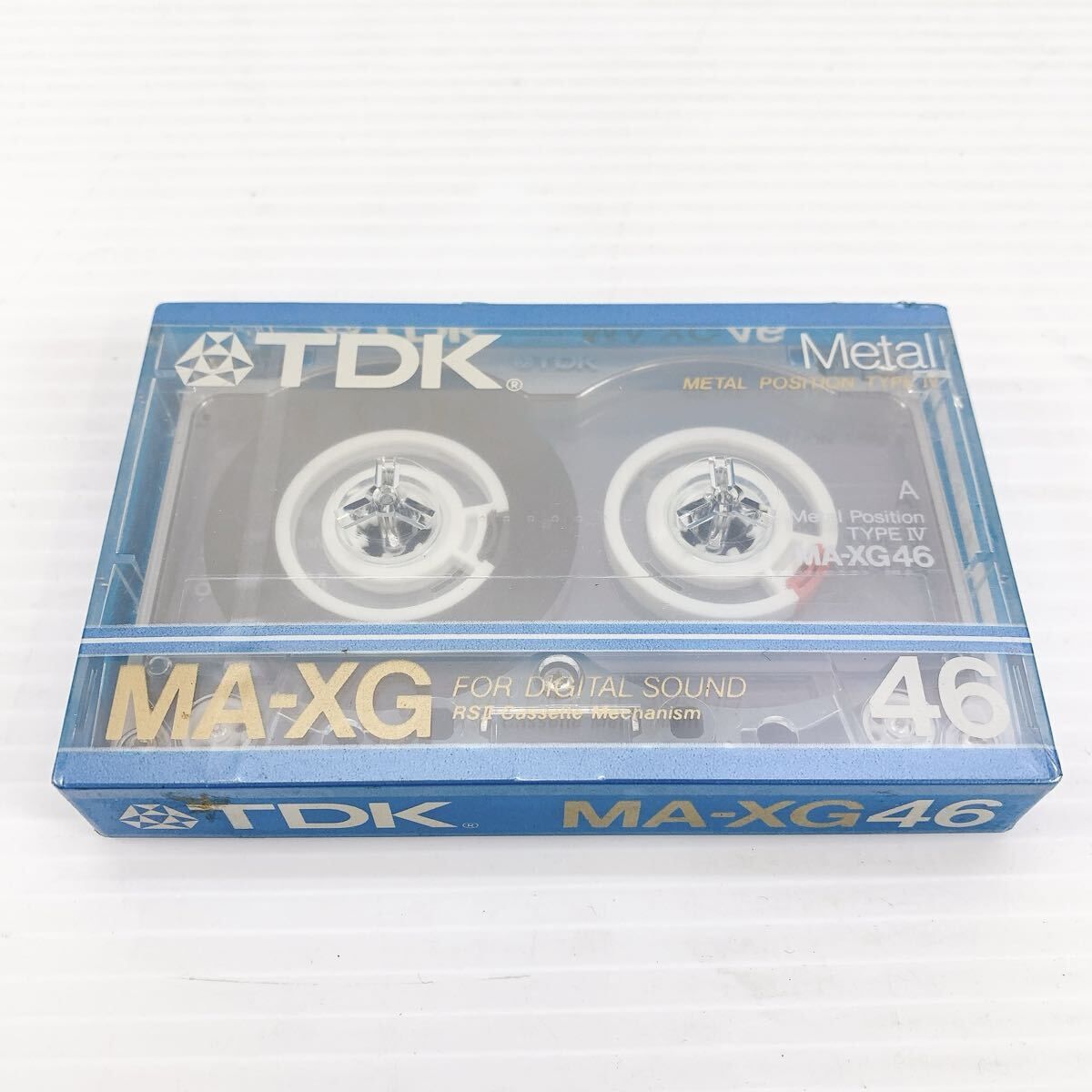 H-027 TDK カセットテープ MA-XG 46 メタル METAL テープ カセット 音楽 ラジカセ 音楽機器 音楽用品 メタルテープ