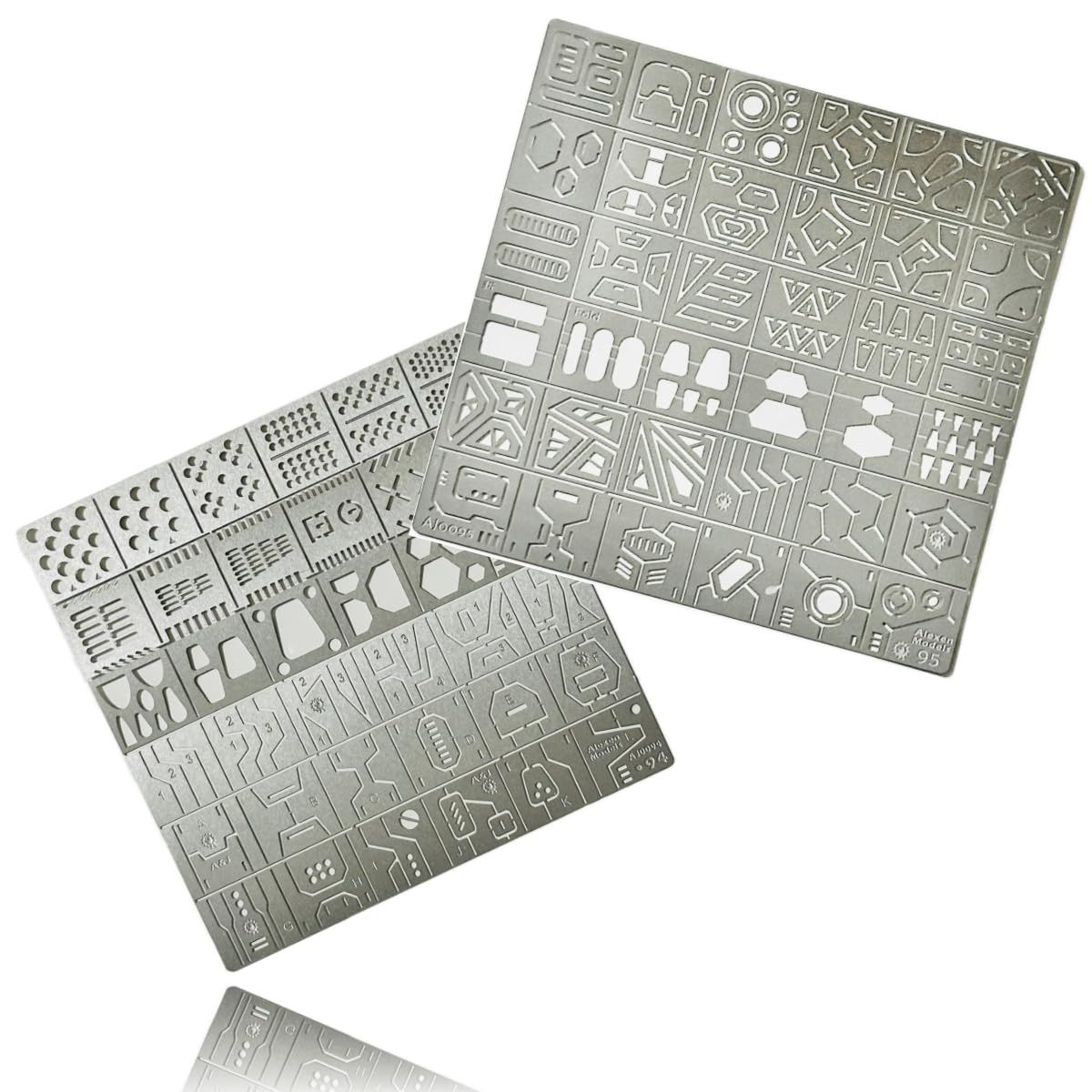 galliano Eden スジボリ すじぼり プラモデル 工具 タガネ プラモ向上委員会 筋彫り 製図用テンプレート 2種セット エッチングガイド 定規 模型 