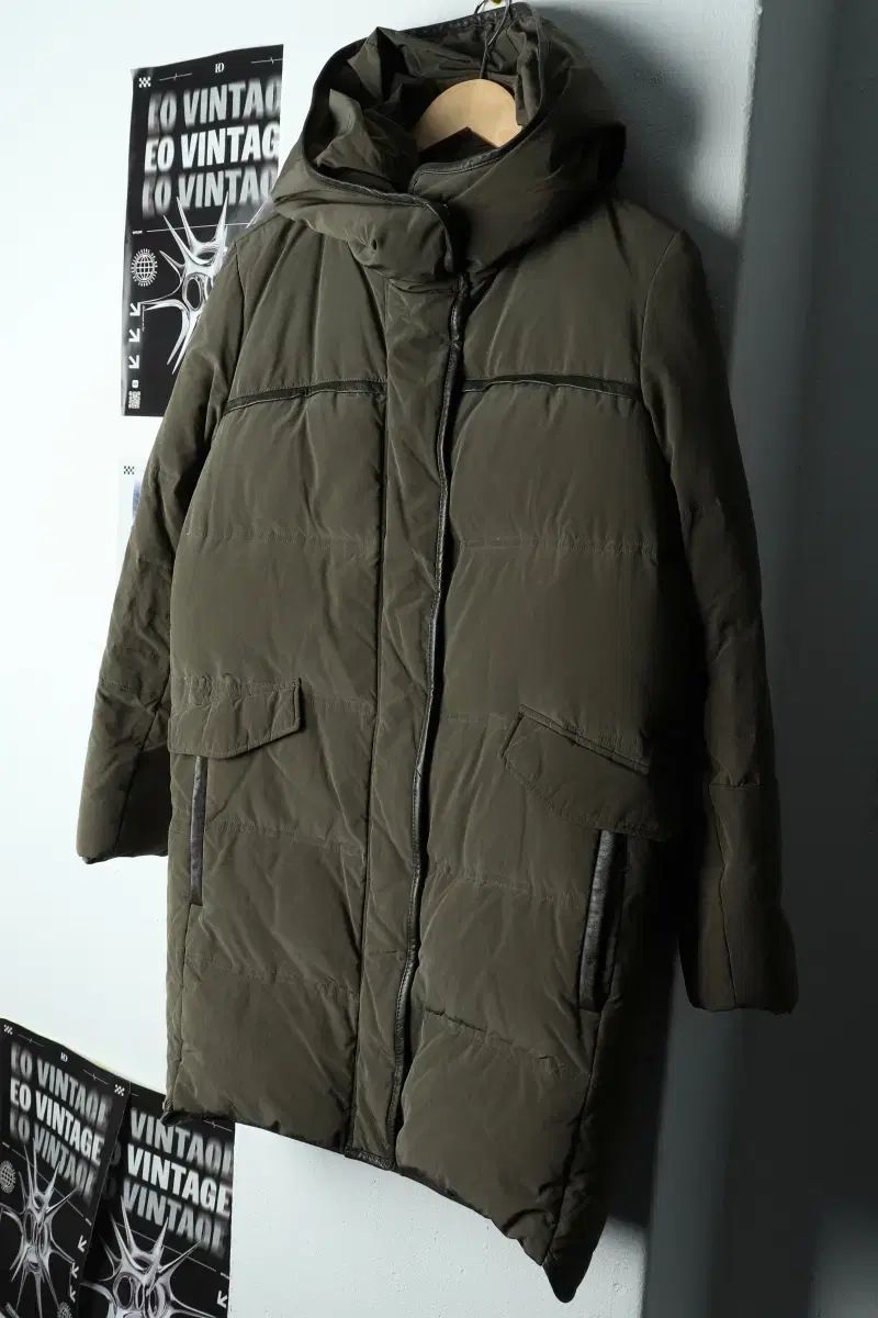美品✨GRADE【15号】フーディッドダウンジャケット コート ラビット 