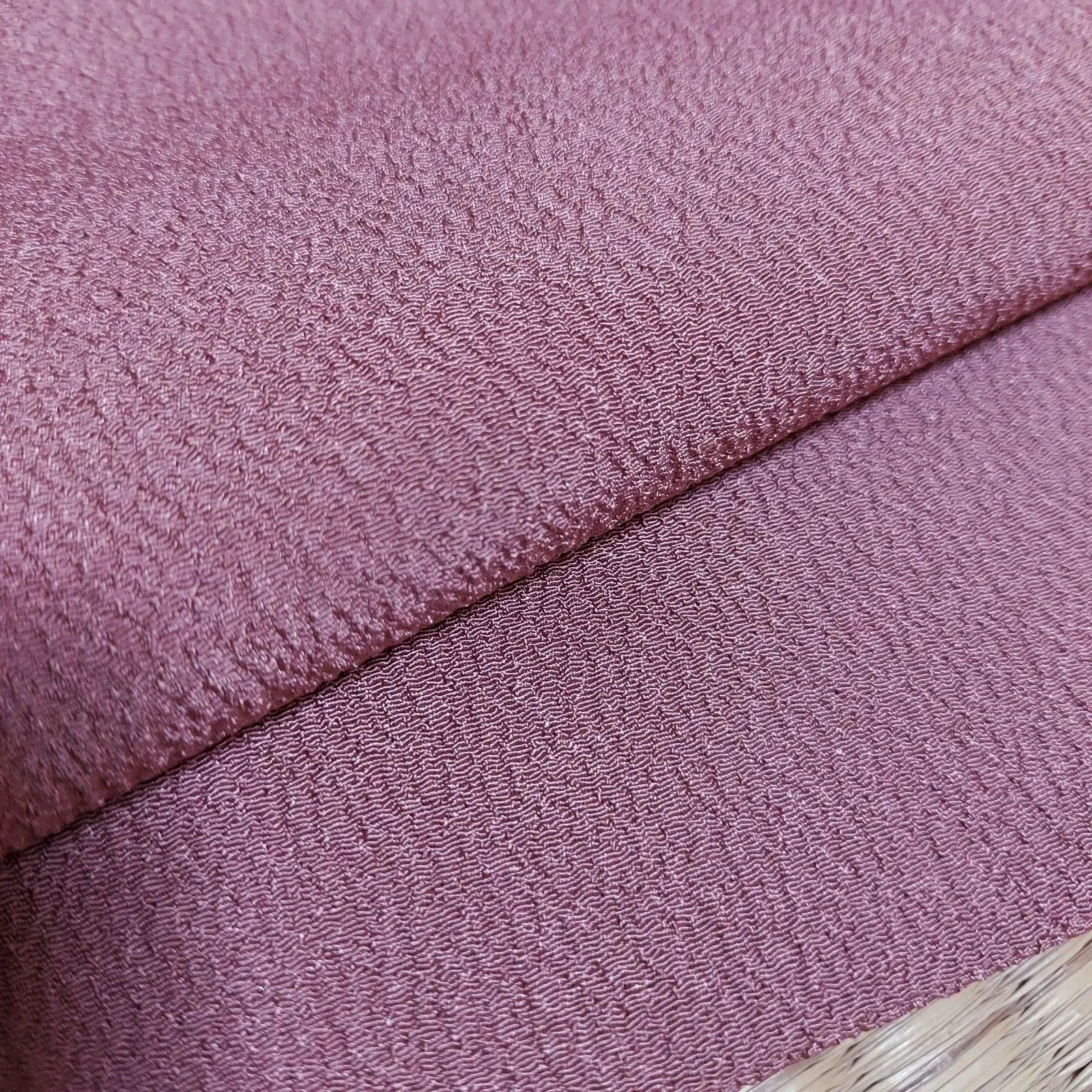 ポリエス in style 色無地着物 袷 広衿 一つ紋 英 はなぶさ 裄67 5 cm 丈161 色無地 着物 着物 浴衣