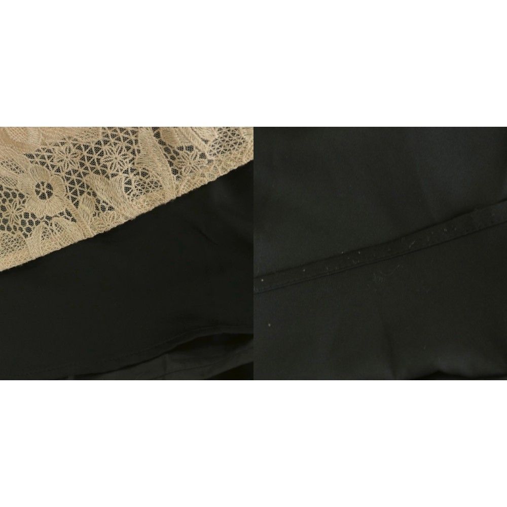 ビジュー衿レースドレス