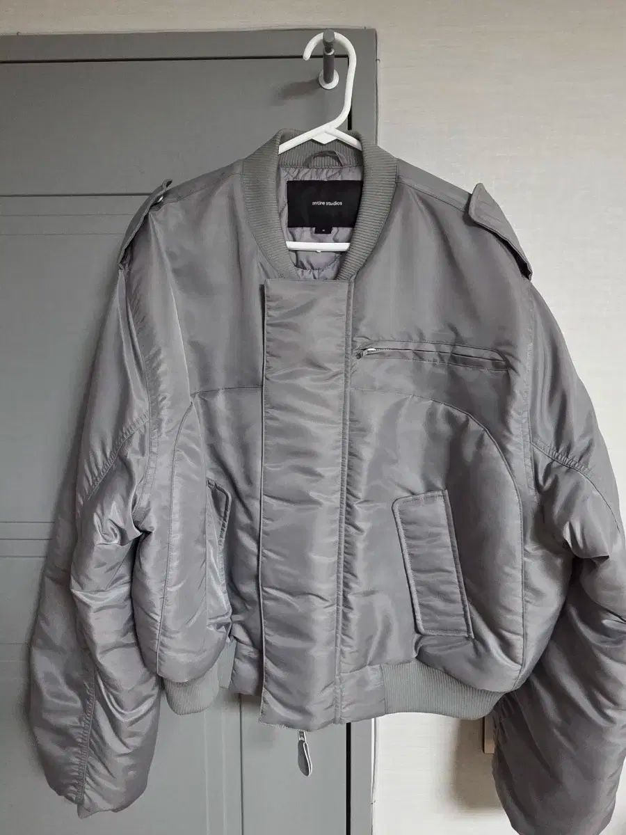 Entire STUOFFICE グレー MA-1 ジャケット