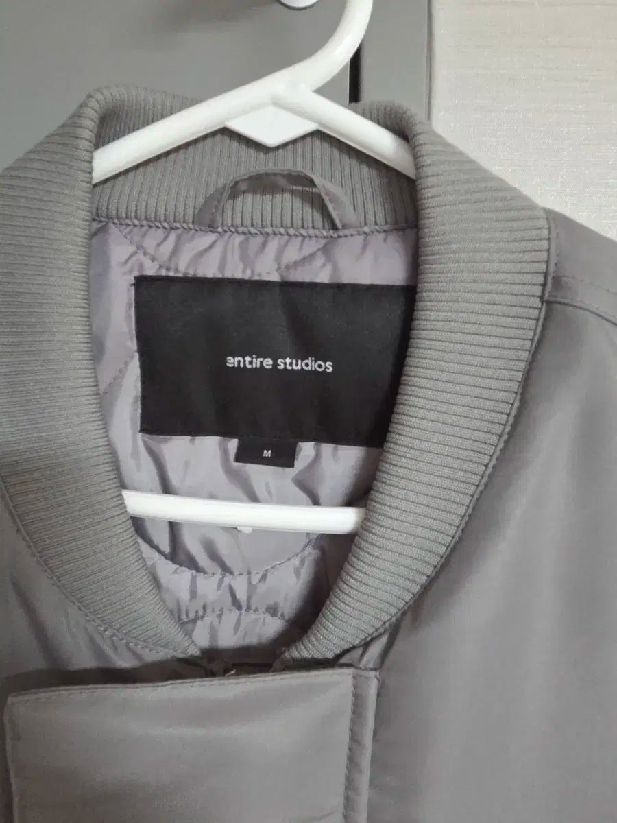 Entire STUOFFICE グレー MA-1 ジャケット