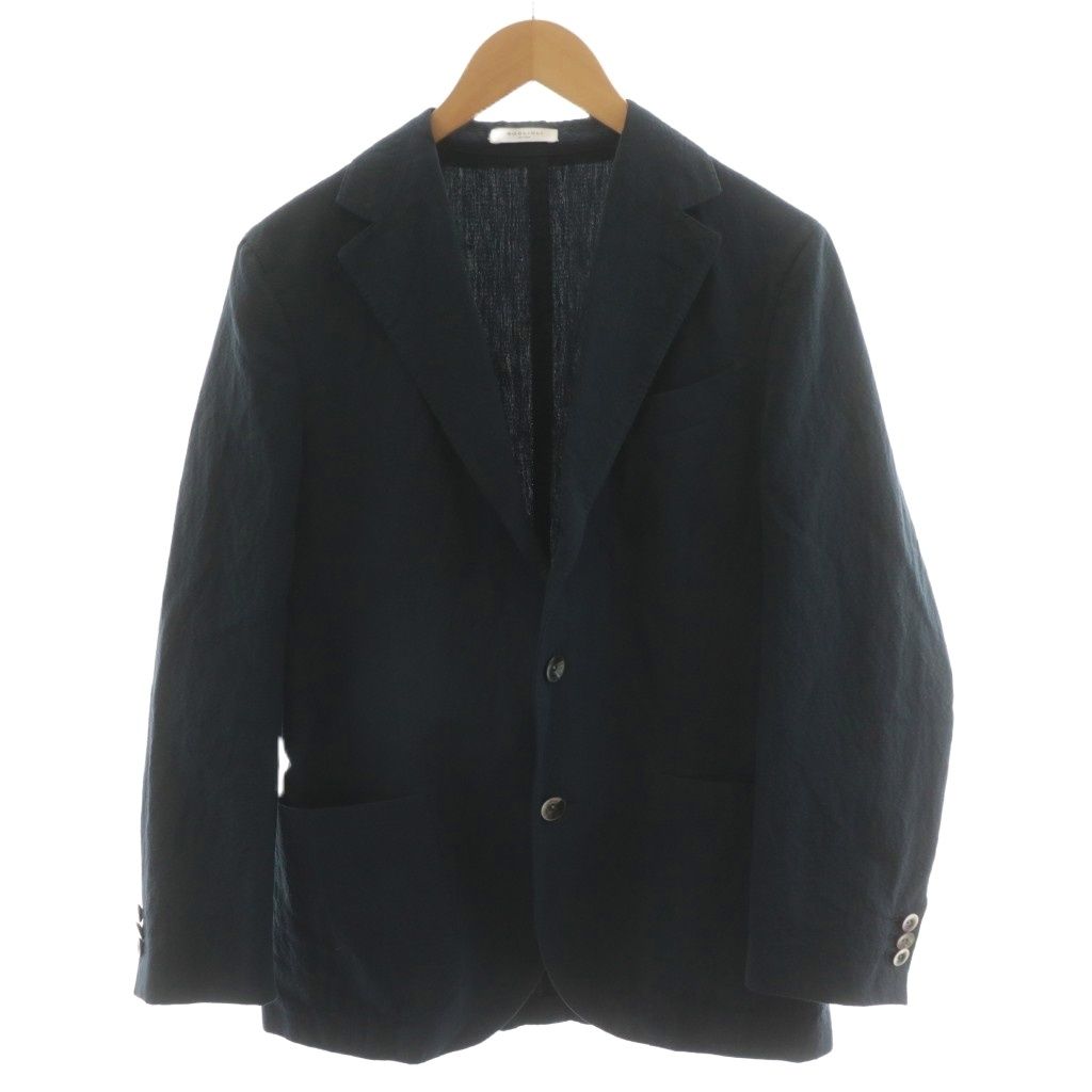 ボリオリ BOGLIOLI テーラードジャケット シングル コットン リネン混